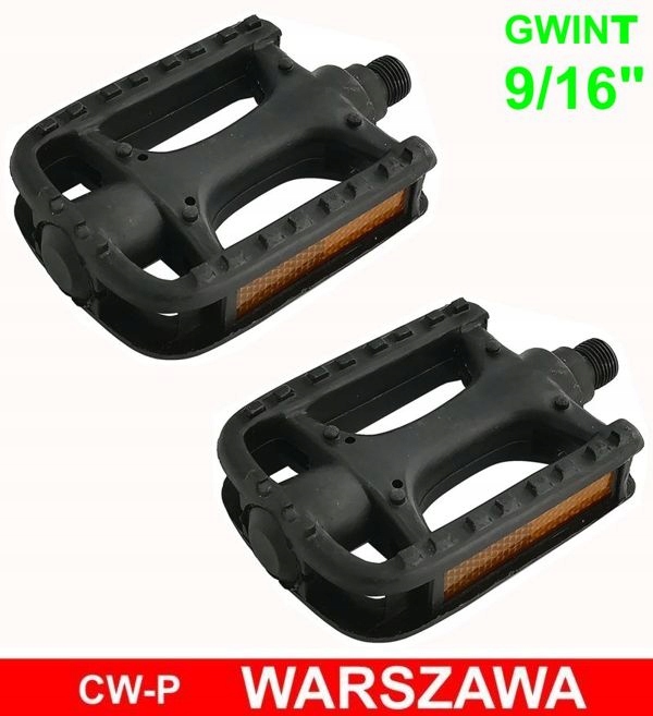 Pedały do rowerów 24-28 cali MTB gwint 9/16 cala (para) L+P Marka inna
