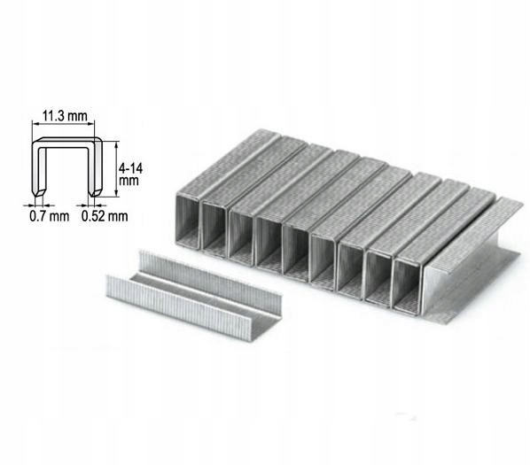 YATO ZSZYWKI 10x11,3mm 1000szt. 7053 Marka Yato
