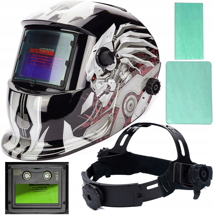 

Maska Spawalnicza Przyłbica Samościemniająca