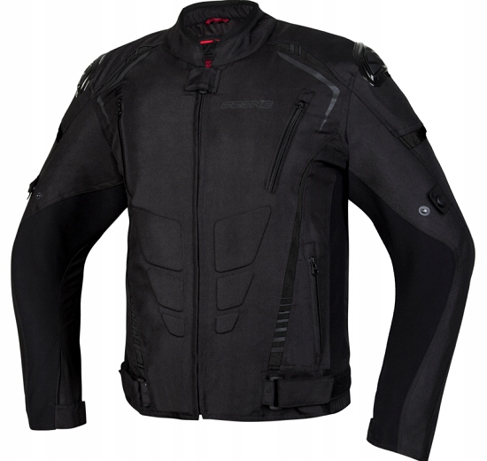 Ozone Pulse pánska motocyklová bunda čierna 5XL