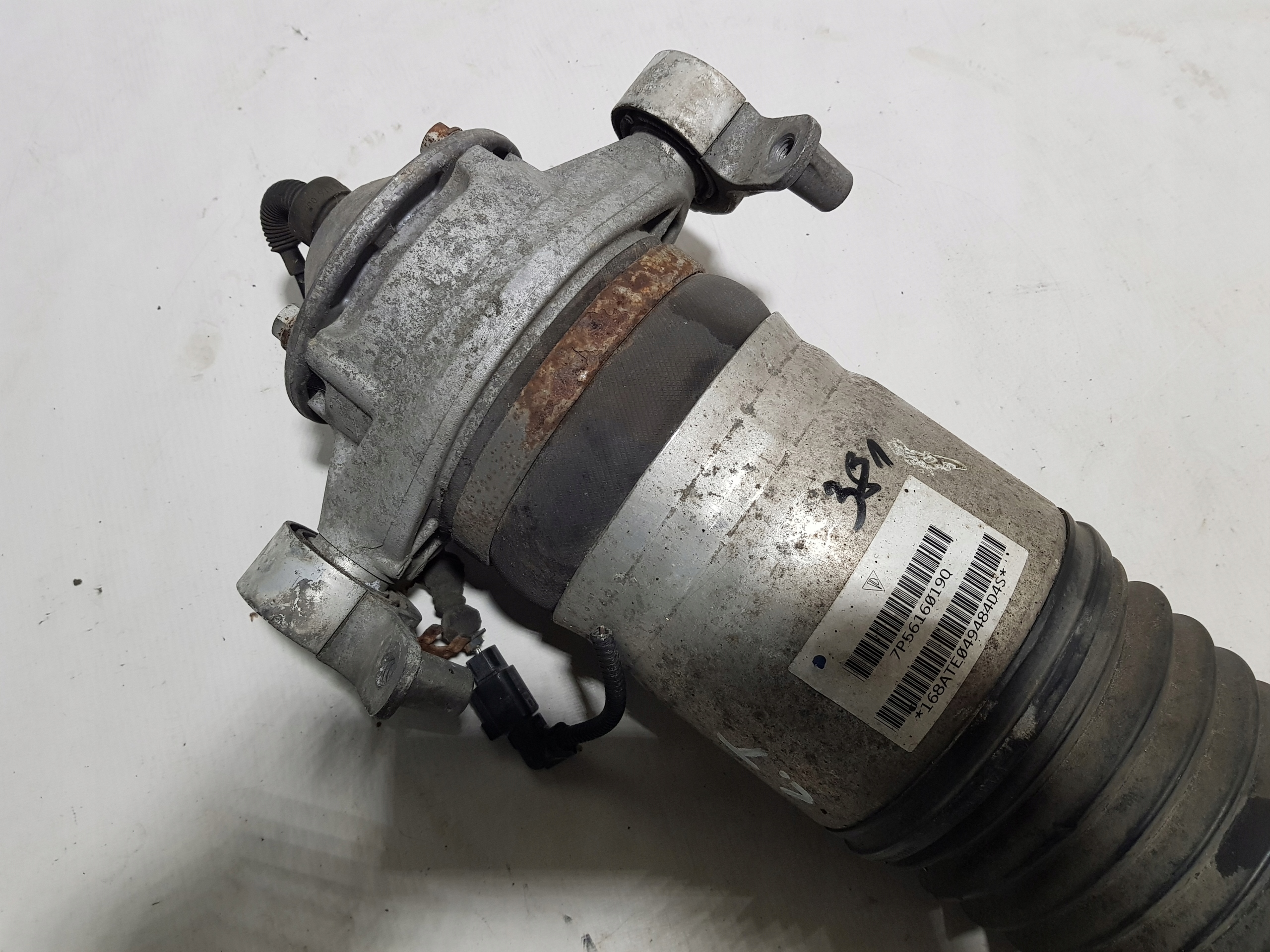 shock absorbers rear part left PORSCHE CAYENNE II S 7P 4.8
