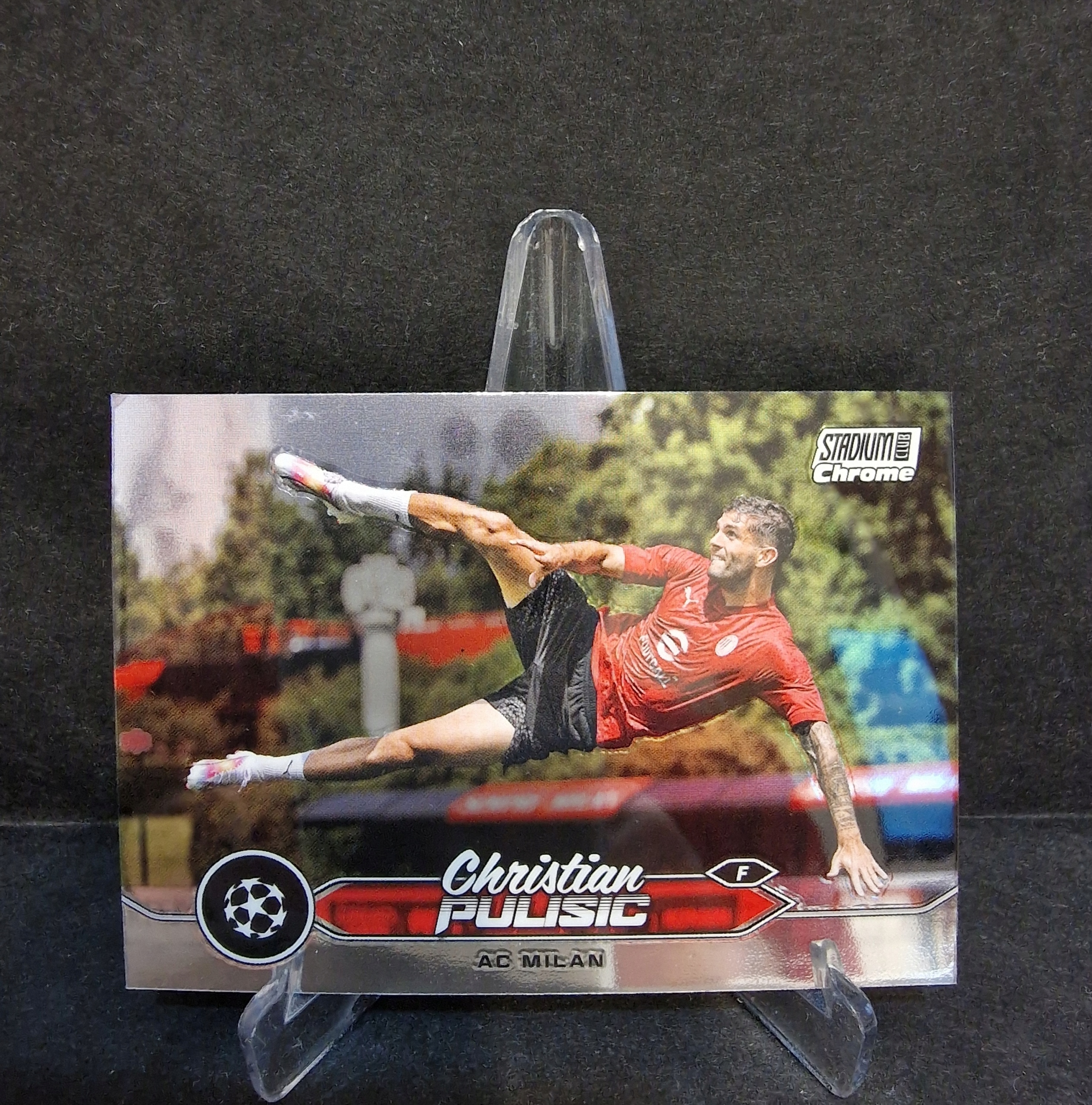 2023-24 Topps Stadium Chrome Christian Pulisić Ac Milan/LU19