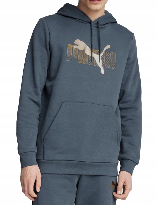 3197 Bluza Męska Puma Kangurka Z Kapturem Sportowa XL