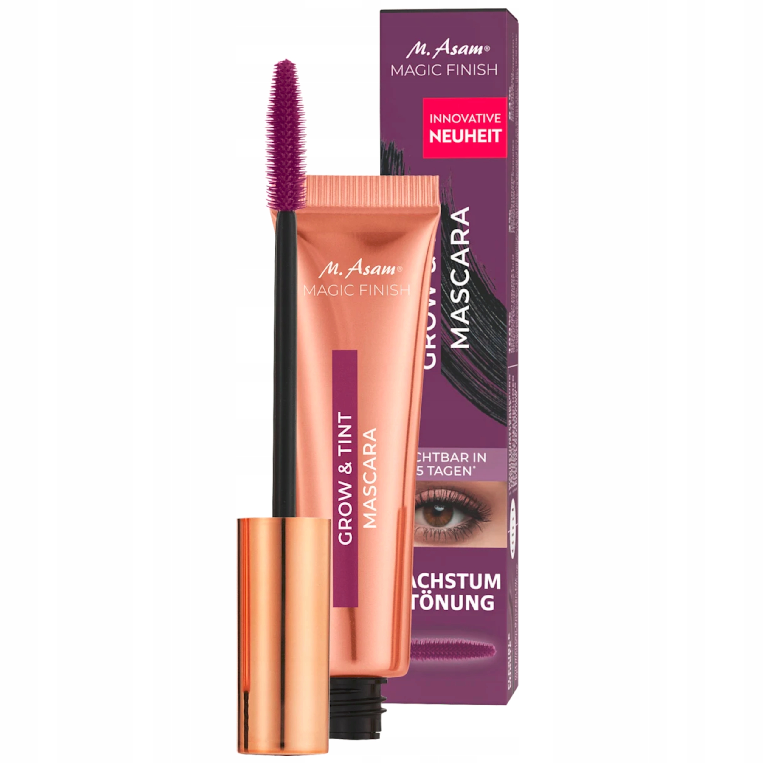 M. Asam Grow & Tint Mascara Řasenka 12 ml Černá