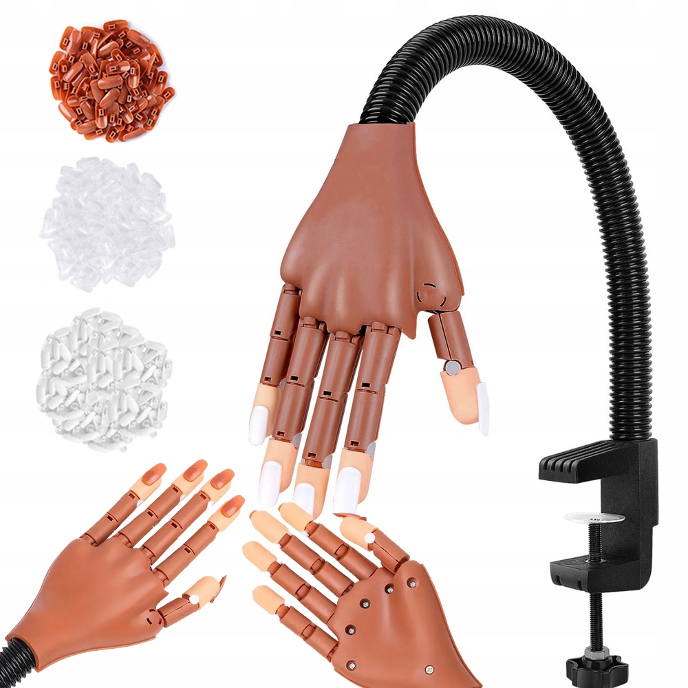 Ohýbatelná Ruka Pro Cvičení Učení Manikúry, Nehty Pro Začátečníky