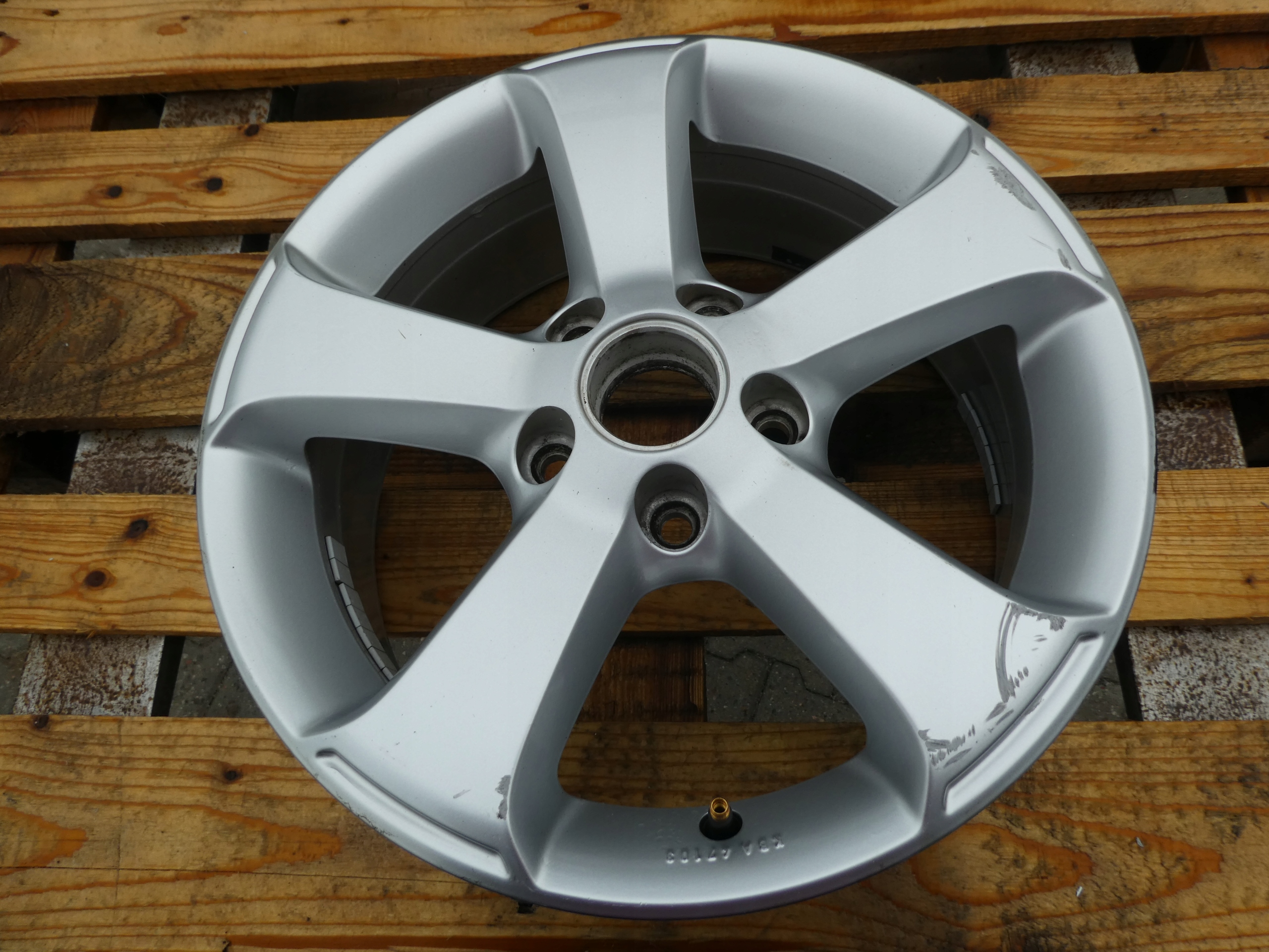 1X discs aluminium disc 1T4071496C VW 5X112