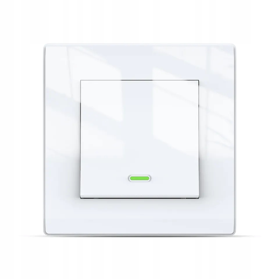 WŁĄCZNIK ŚWIATŁA WIFI TUYA BEZPRZEWODOWY POJEDYNCZY SMART DOPUSZKOWY LED Stan opakowania oryginalne
