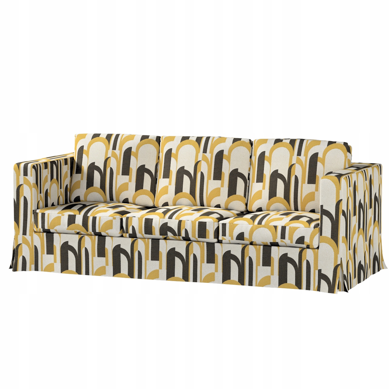 Potah na 3-místnou rozkládací pohovku Karlanda Ikea oranžový