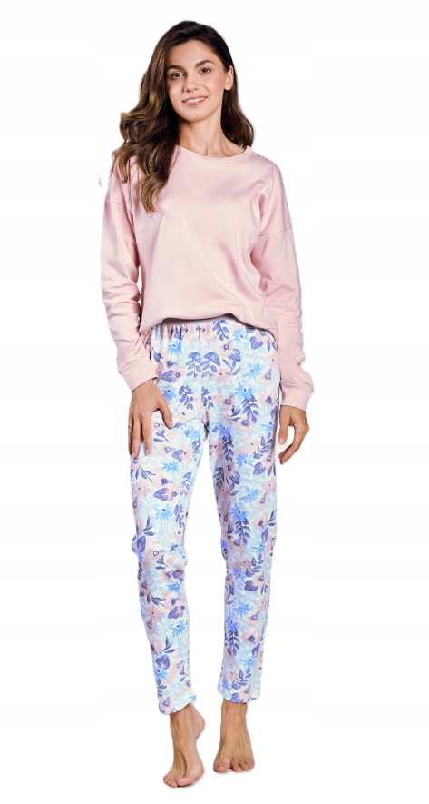 Dámské bavlna pyžamo Taro 3239 Sylvie růžové velikost XL Bavlna 100%