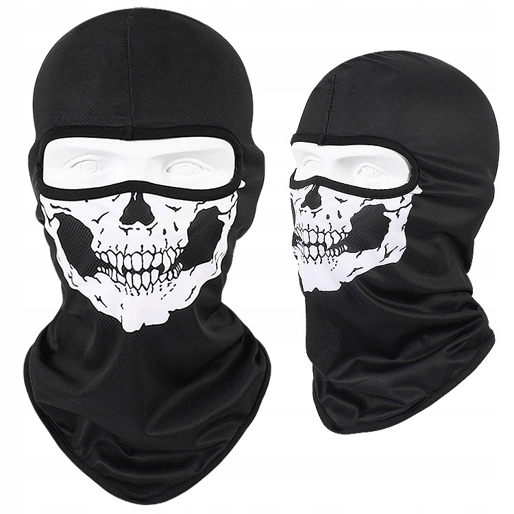 Kominiarka Motocyklowa Balaclava Pod Kask Czaszki Producent bez marki