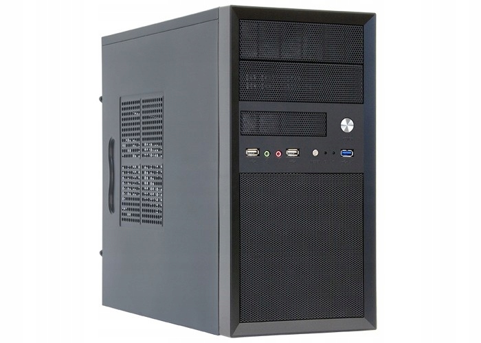 Obudowa CT-01B-350GPB 350 W Mesh Mini Tower Black