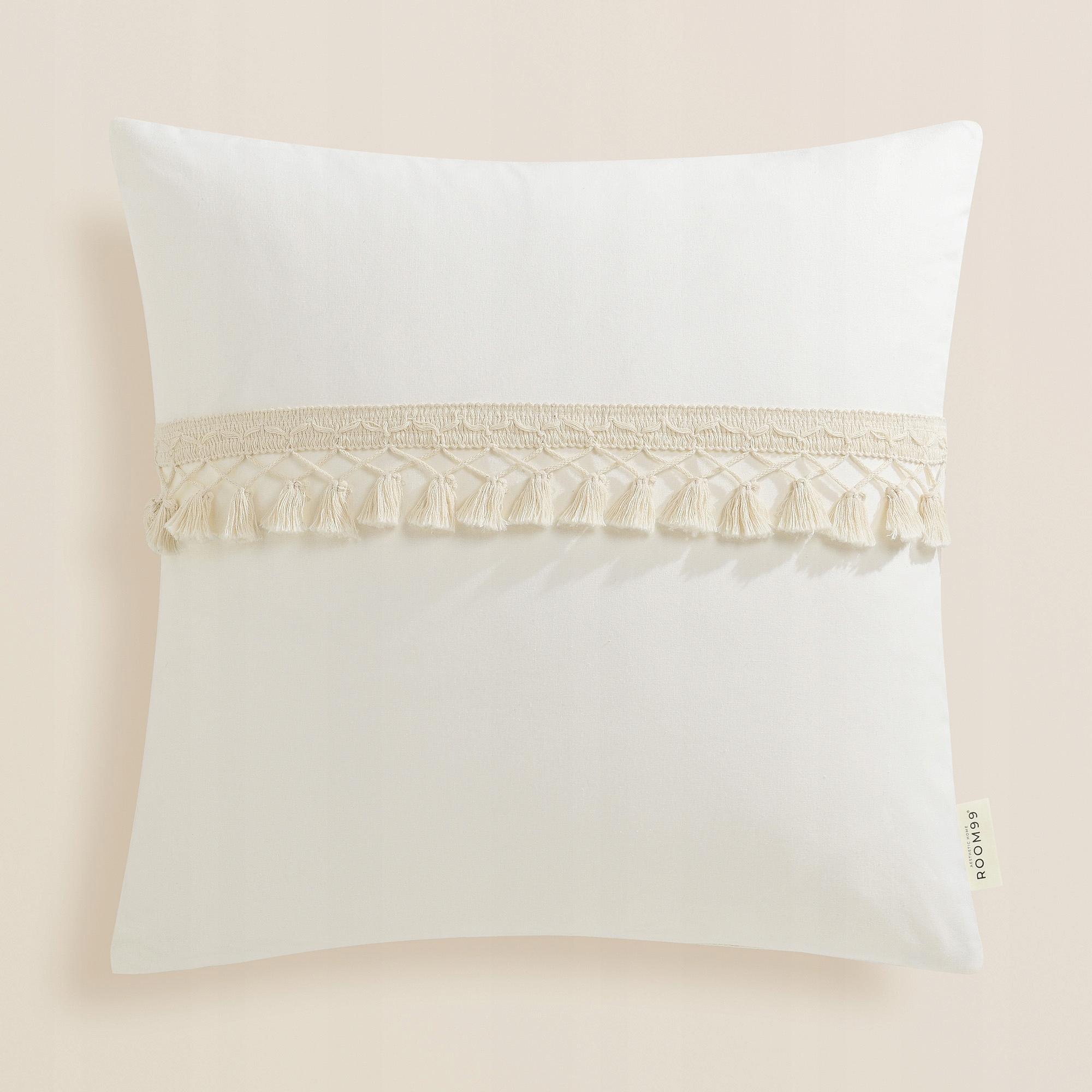 Poszewka dekoracyjna ozdobna na poduszkę Room99 Luana 45x45 cm biała EAN (GTIN) 5908224017383