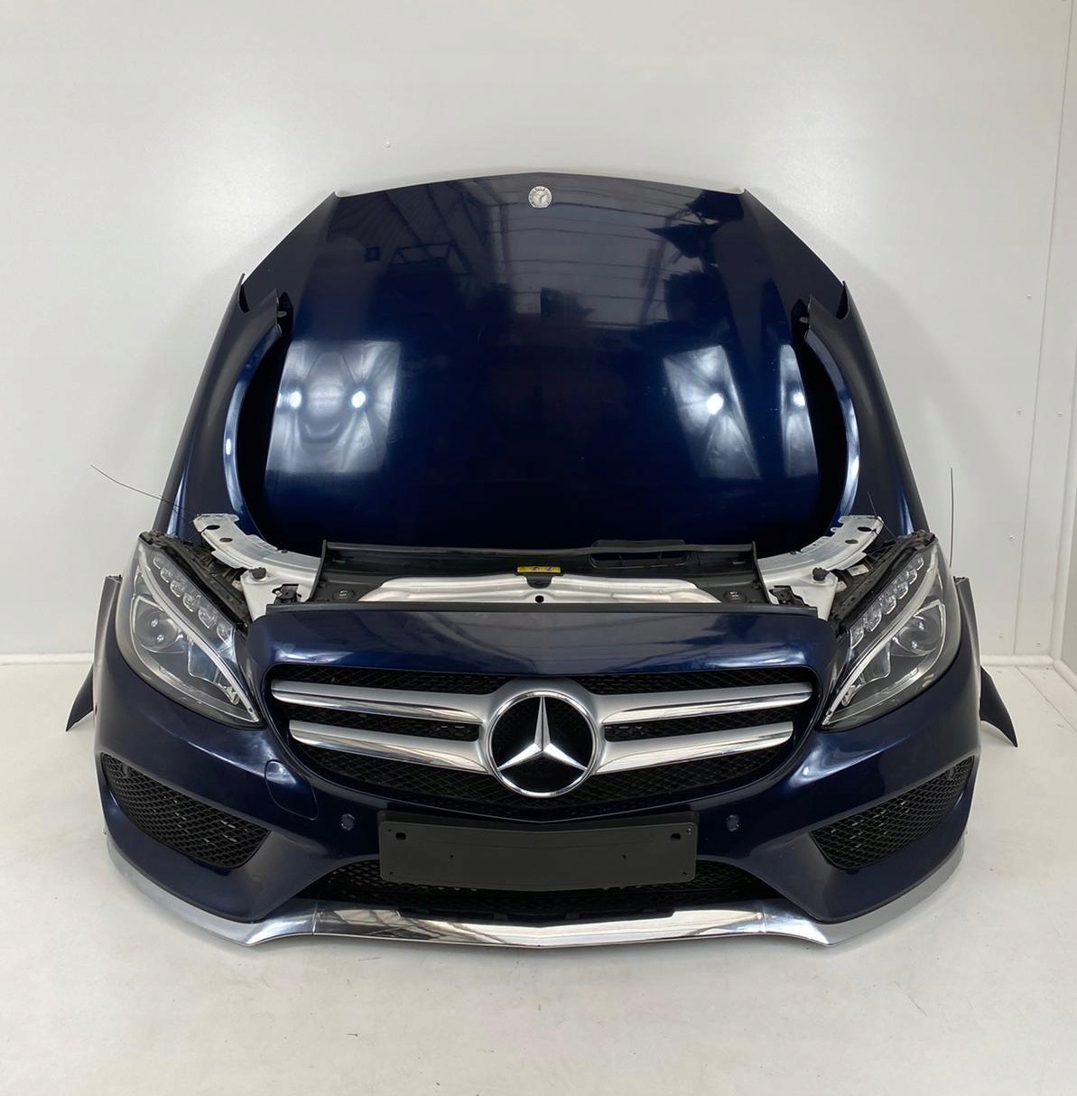 MERCEDES C KLASA W205 AMG ZDERZAK CHŁODNICE MASKA