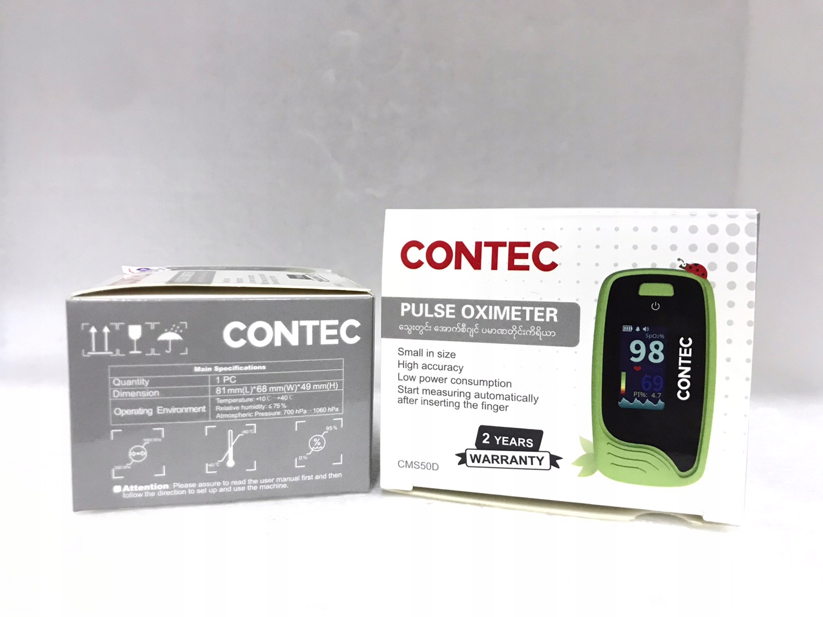 Pulsoksymetr CMS50 Pro Contec PL