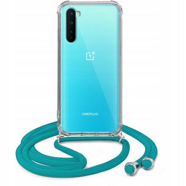 

Etui Crossbody do Oneplus Nord Turkus Sznurek Case