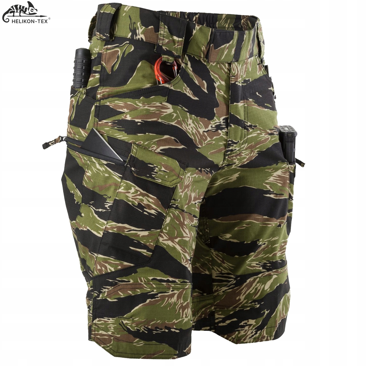 Spodenki KRÓTKIE HELIKON UTS 11 Rhodesian Camo Materiał dominujący poliester