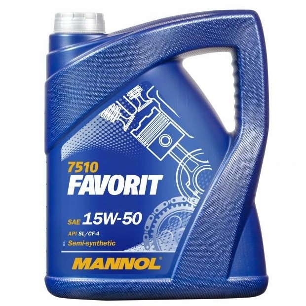 MANNOL FAVORIT 15w50 моторное масло 5л