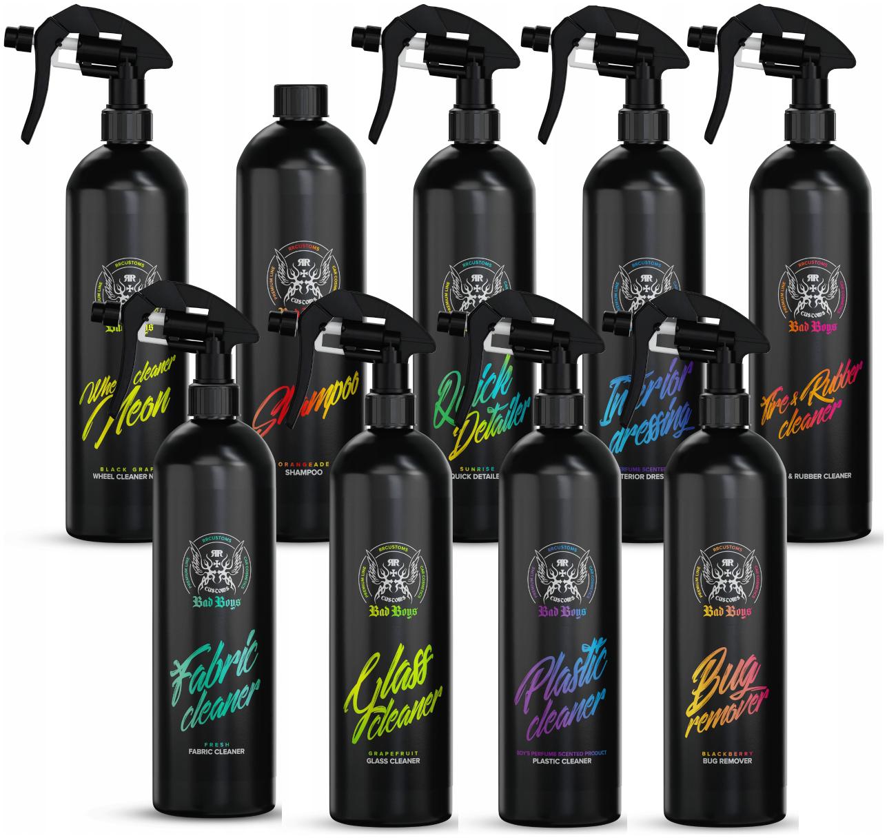 RR Customs RRC Bad Boys Mega Zestaw Kosmetyków Do Auta Detailing Prezent