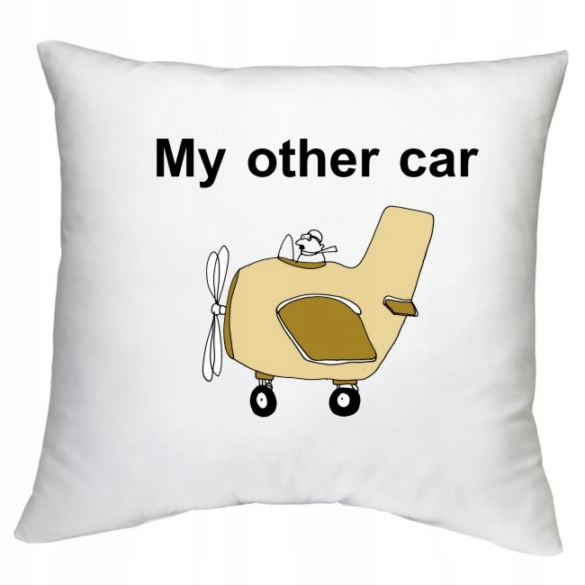 PODUSZKA samolot pilot latanie szybowiec WZORY Kolor biały