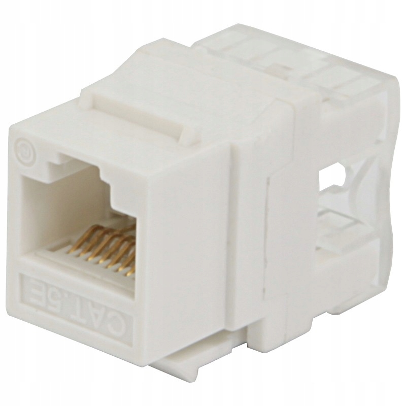 

Moduł Gniazdo Keystone RJ-45 RJ45 KAT.5E Biały