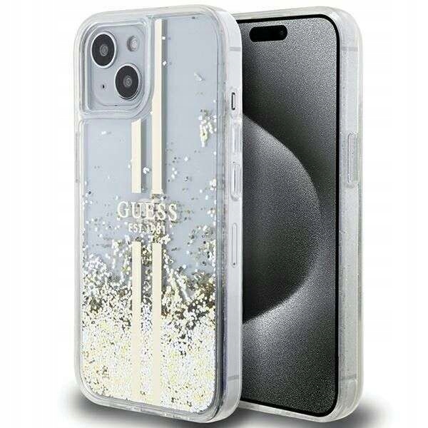 Originální Pouzdro Guess Hardcase GUHCP15MLFCSEGT pro iPhone 15 Plus (Liquid Gl)