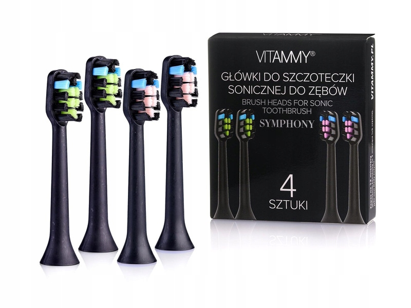

Końcówka szczoteczki Vitammy Symphony (4 sztuki)