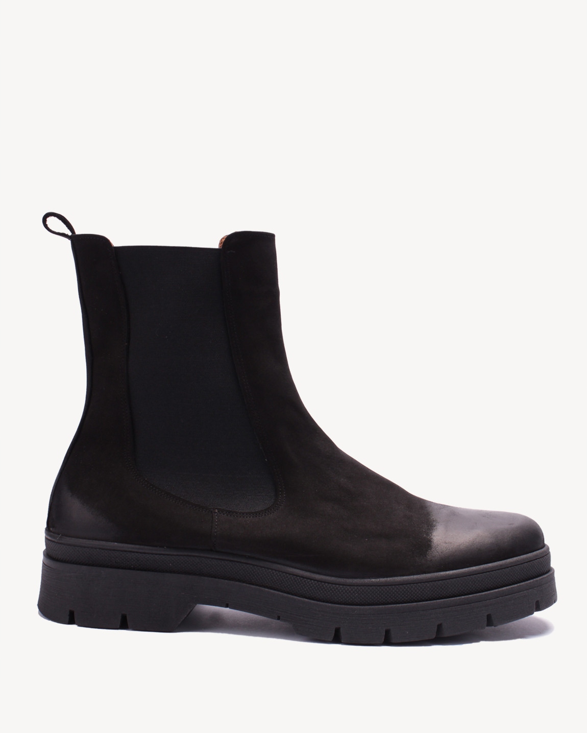 Sztyblety Męskie Czarne Eleganckie Wsuwane Skóra Naturalna Wygodne BOTIMO 4 Model 09-9193-111