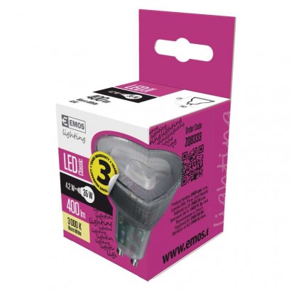 

Żarówka Led GU10 4,2W-35W 333lm ciepła biel Emos Z