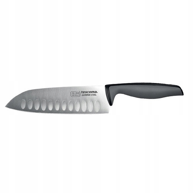 

Japoński nóż Santoku ze stali nierdzewnej 16 cm