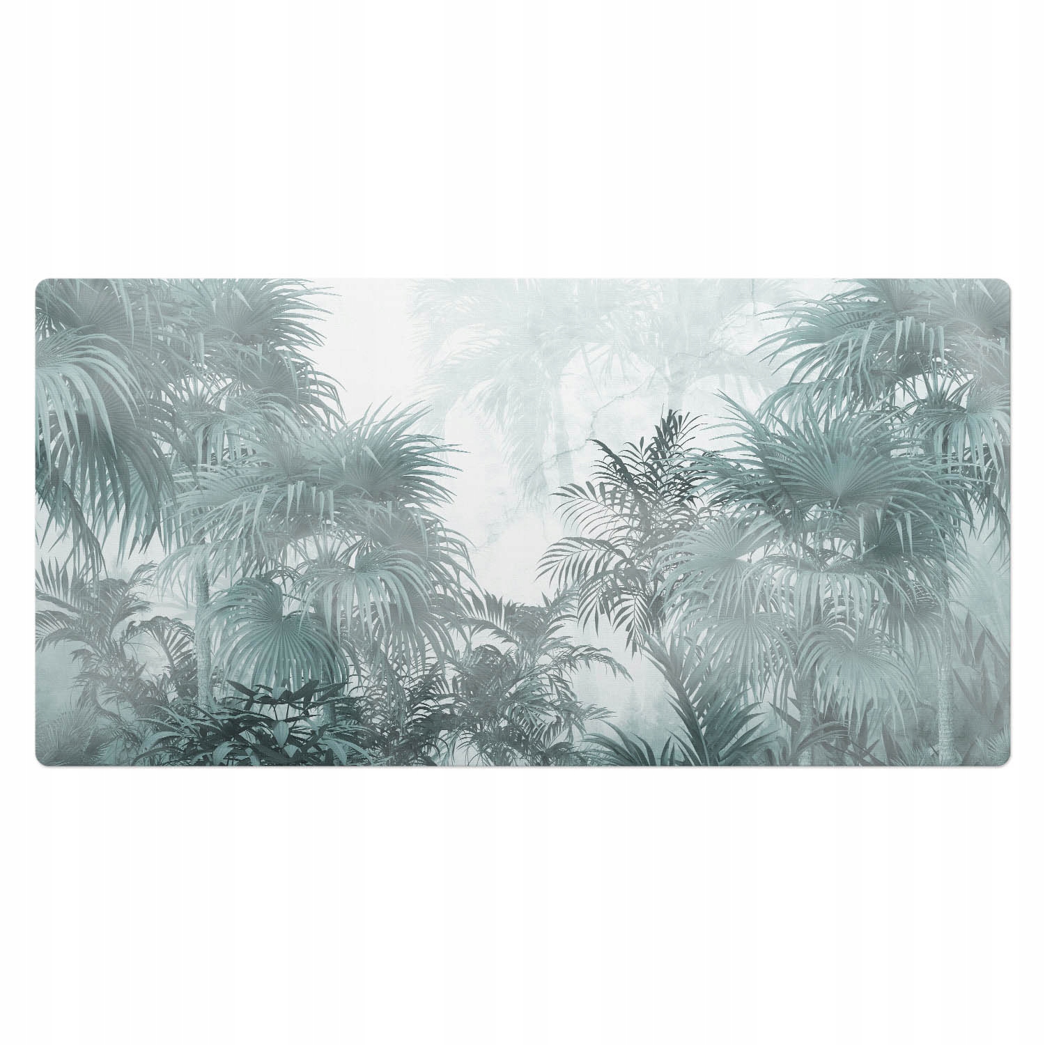 Podložka na psací stůl se vzorem Exotická mlha tropických barev 100 x 50 cm