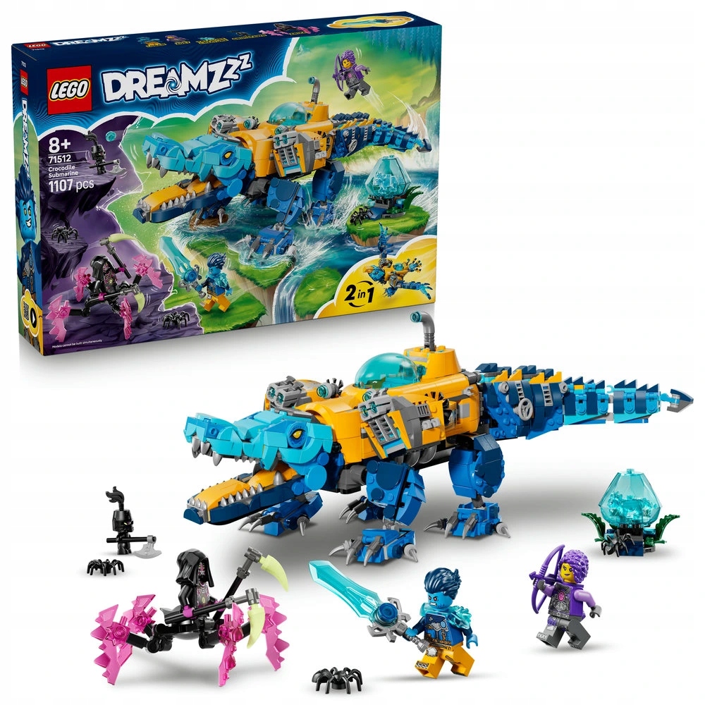 Lego DREAMZzz 71512 Krokodýlí ponorka