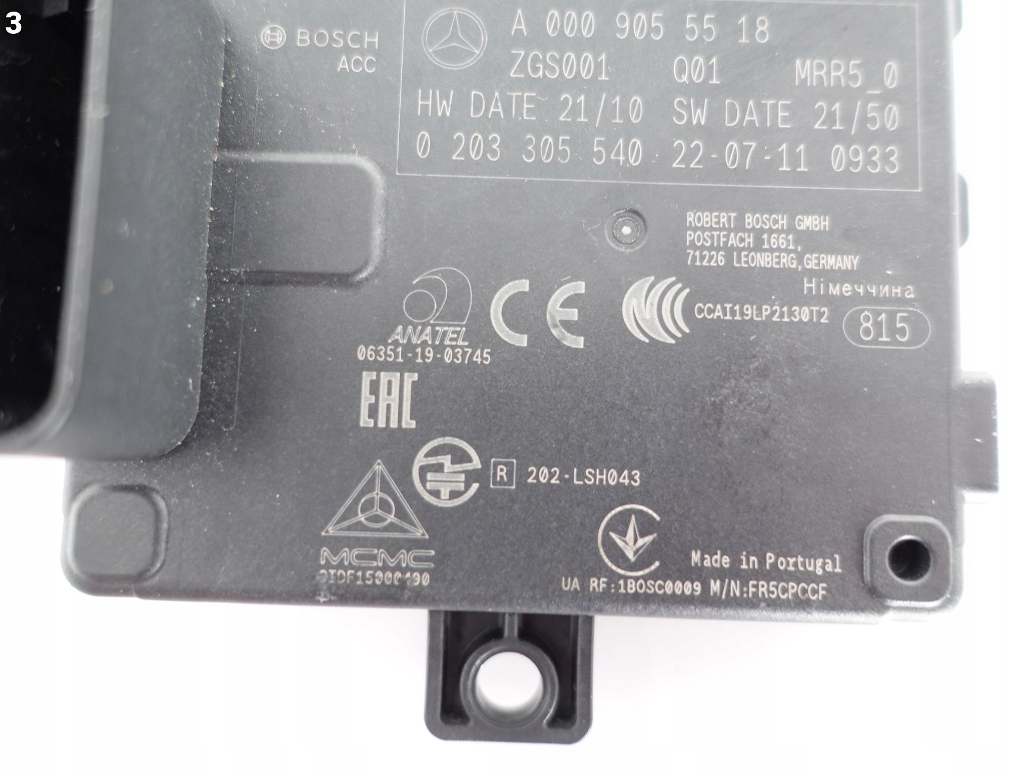 MERCEDES RADAR SENSOR SENSOR ACC DISTRONIC
