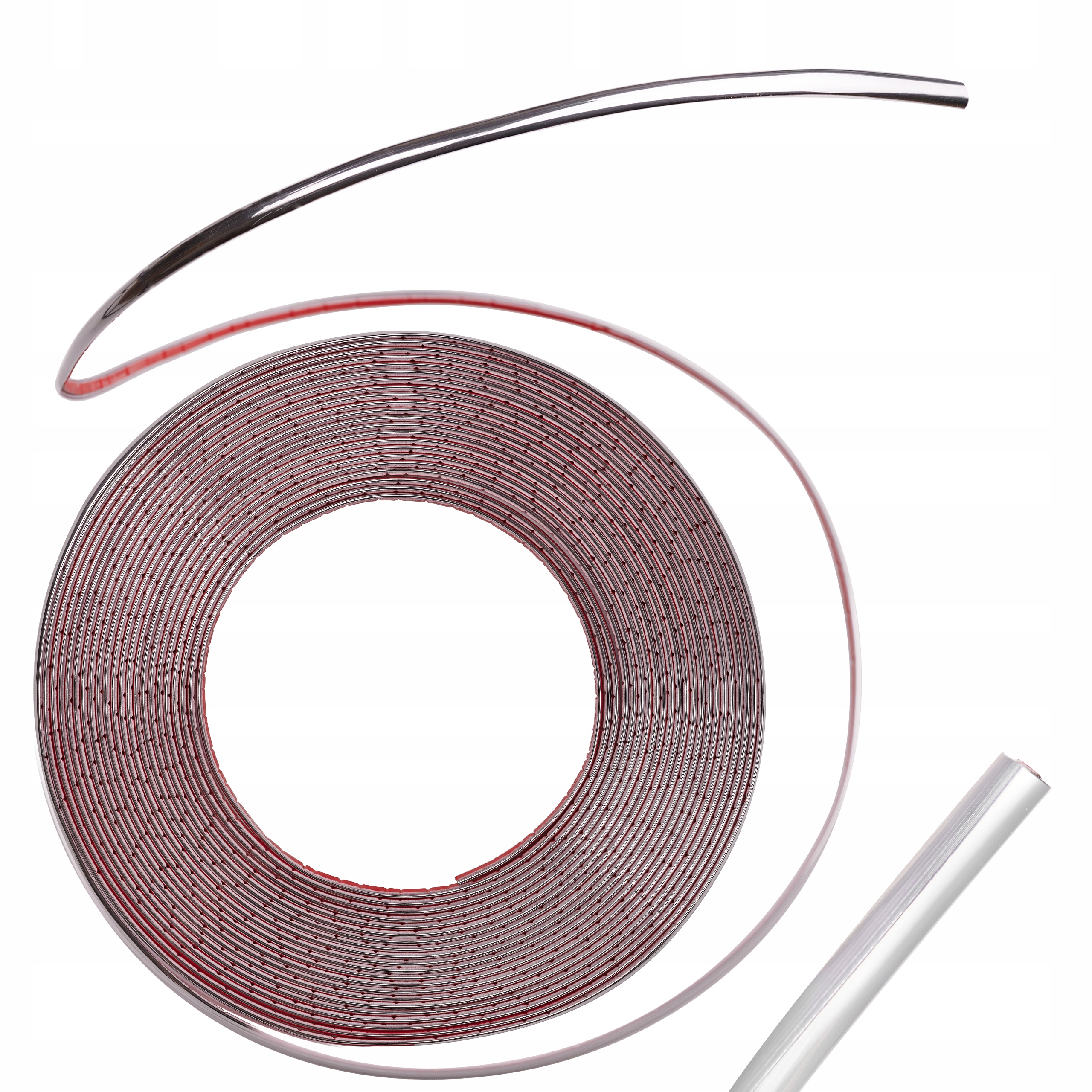 TAŚMA LISTWA CHROMOWANA OZDOBNA SAMOPRZYLEPNA DO SAMOCHODU 6MM X 15M