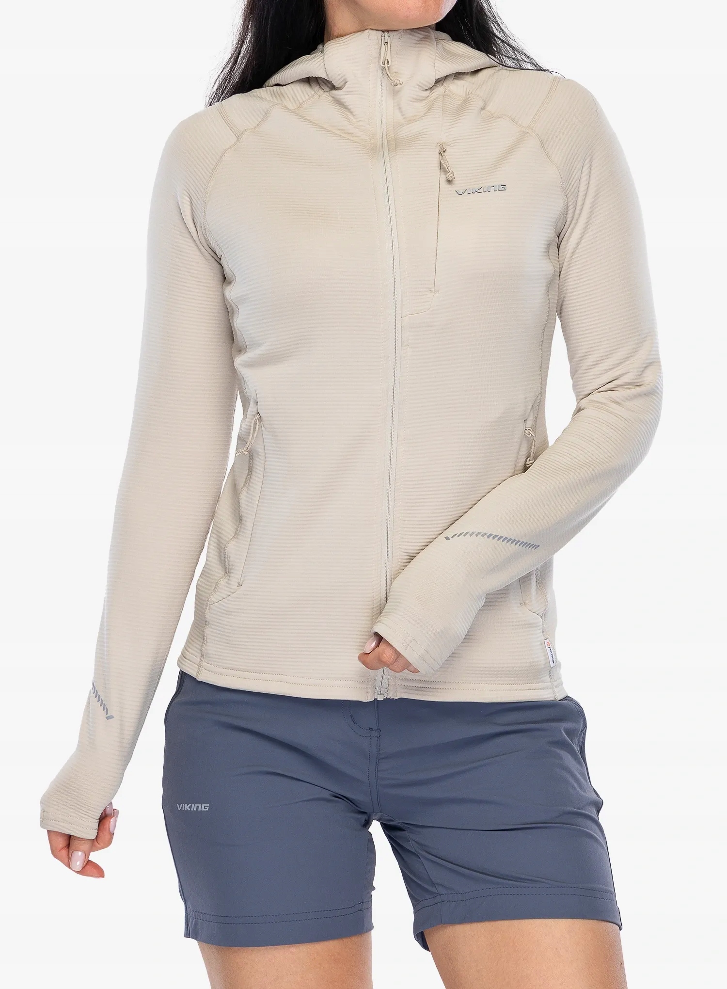 Bluza rozpinana damska Viking Birger Hoodie beige L