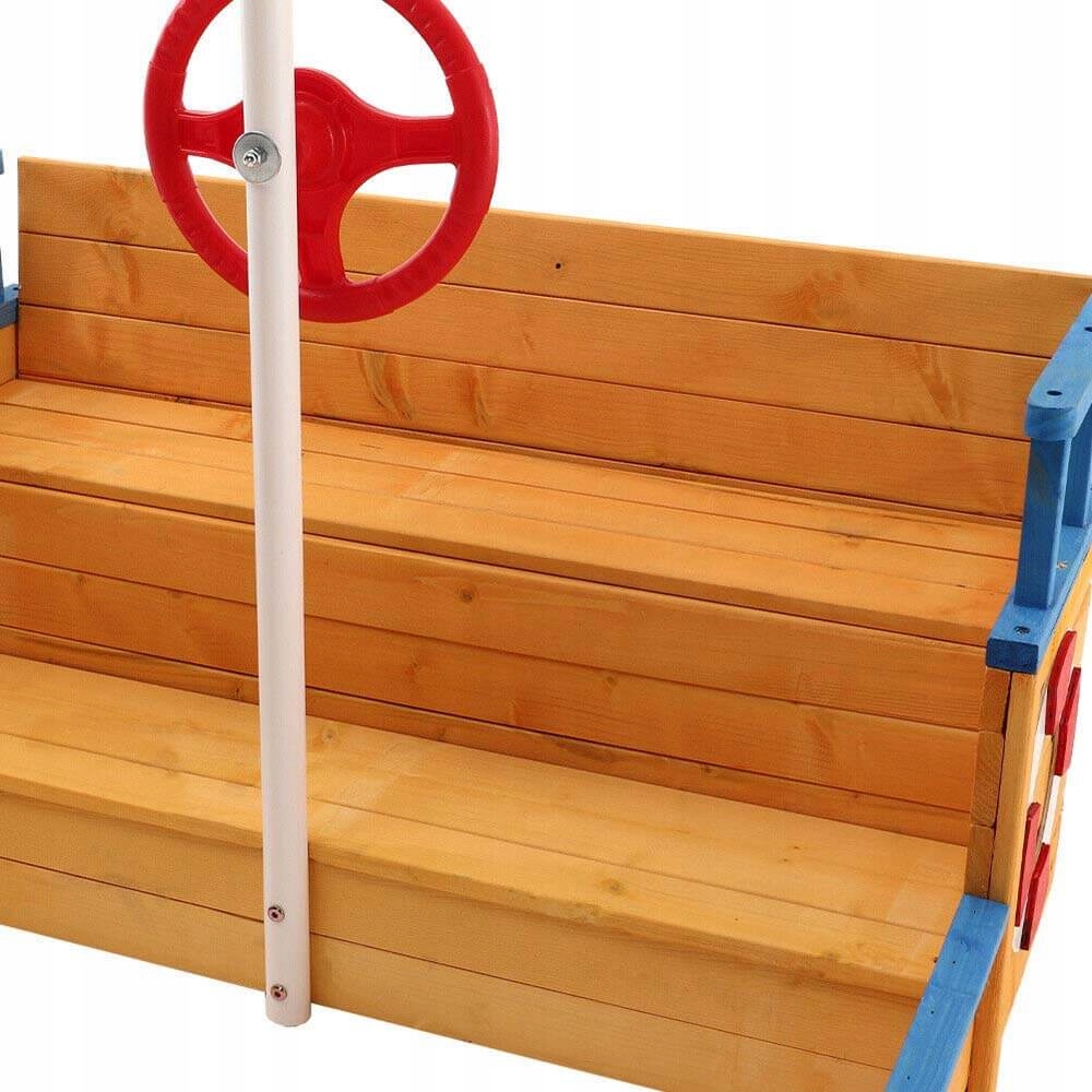 PIASKOWNICA STATEK PIRACKI DLA DZIECI ZABAWY W PIASKU Wysokość produktu 48 cm