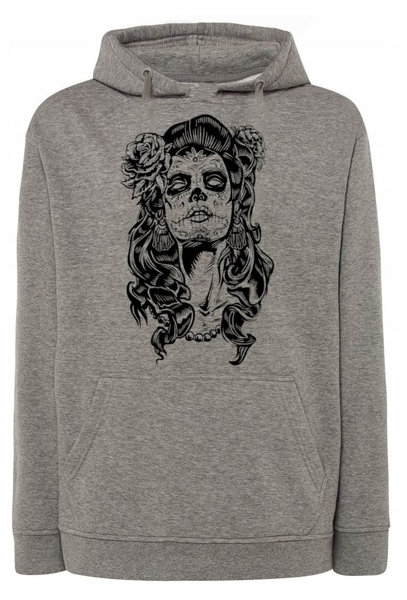 Pánská mikina s potiskem Tvář Lebka Žena vel. L