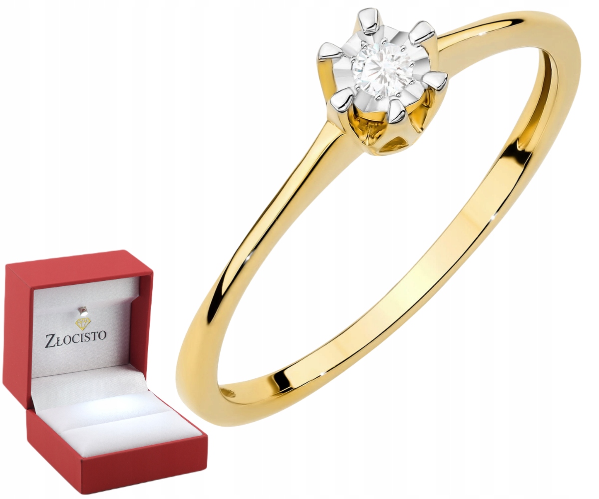 Prstýnek Pr. 0,585 Diamant Každá Velikost