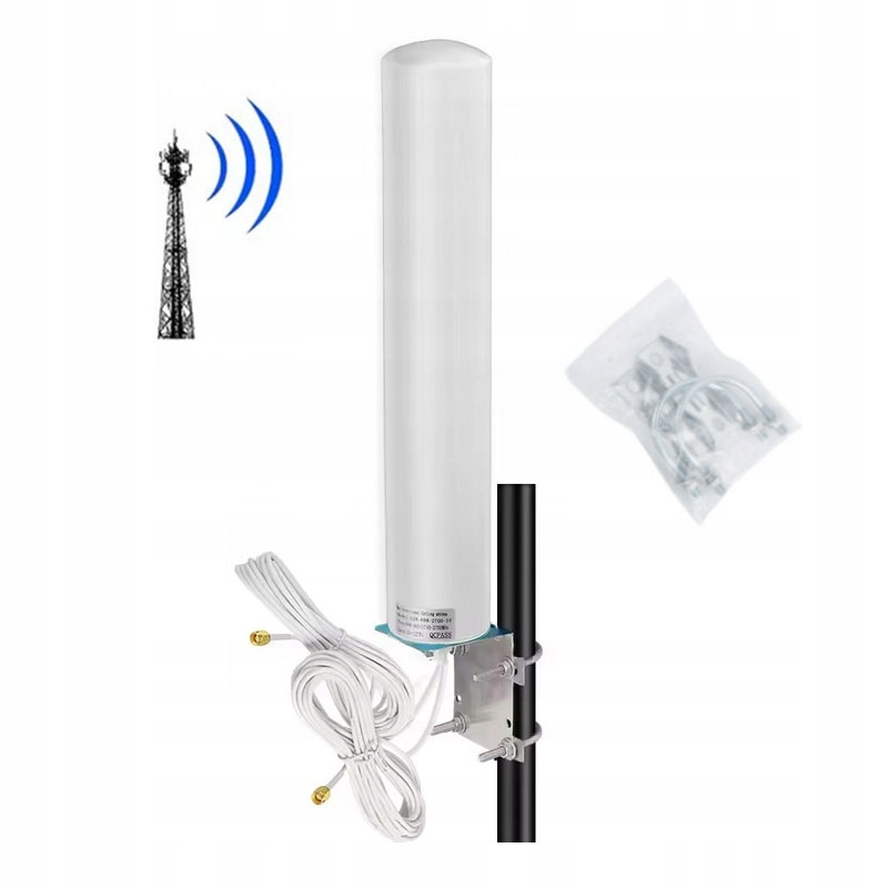 Antena Zewnętrzna 3G/4G Lte 28dbi Dual Sma 2x5m Router B311 B315 B525 B535