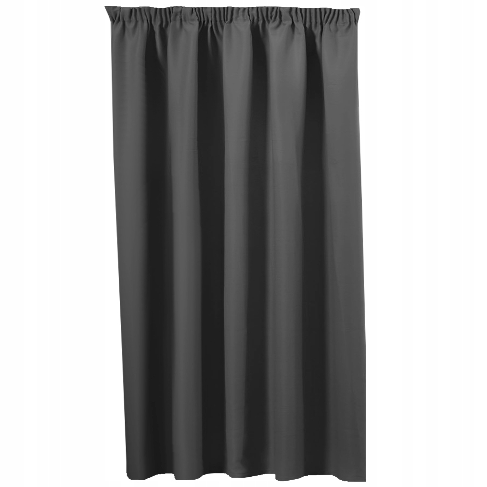 zatemňovací závěs Blackout na pásku 200 x 250 cm, barva Šedá