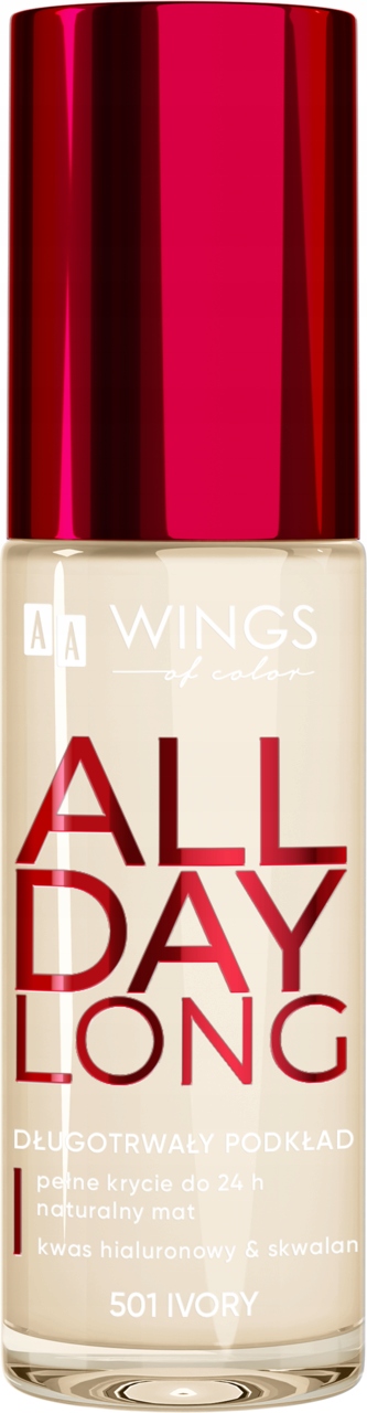 Aa Wings Of Color All Day Long Podkladová Báze Na Obličej Č. 501 Ivory 30 ML