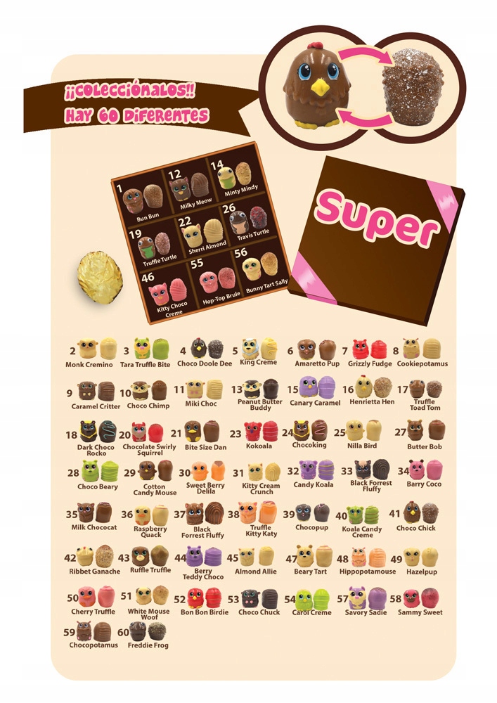 

Chocotinis Pralinkowa Figurka niespodzianka