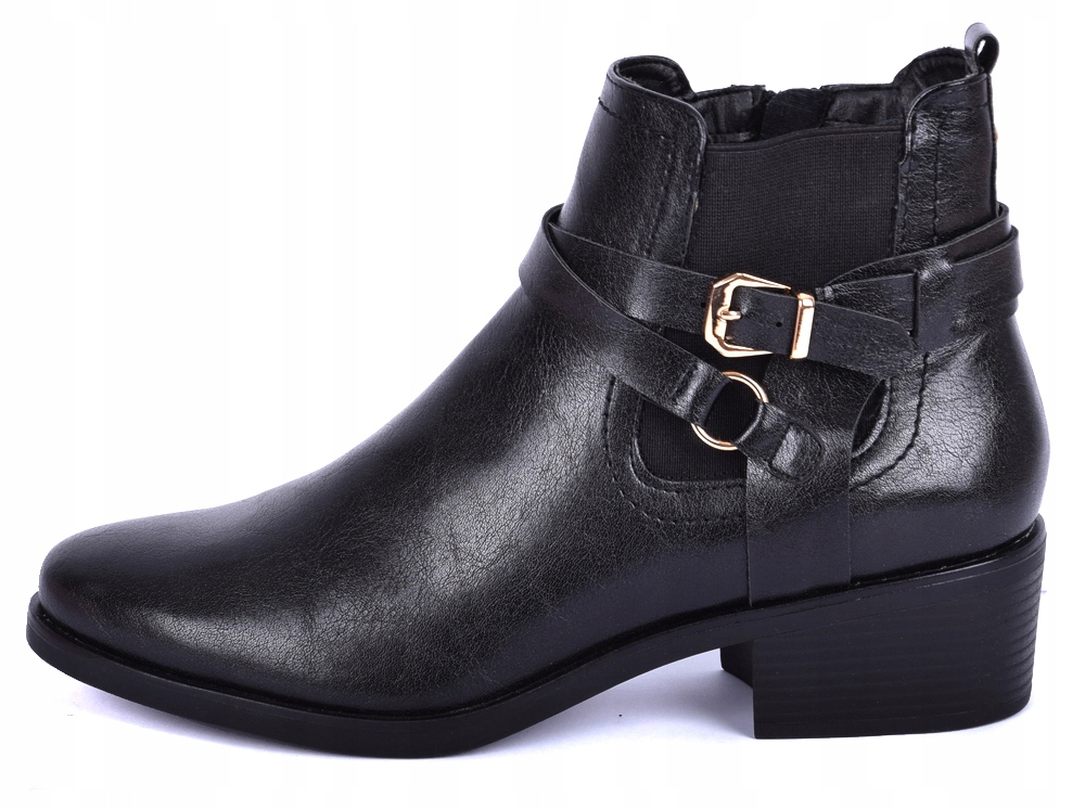 Boty Kotníkové Boty černé Onygo Nancy vel. 38