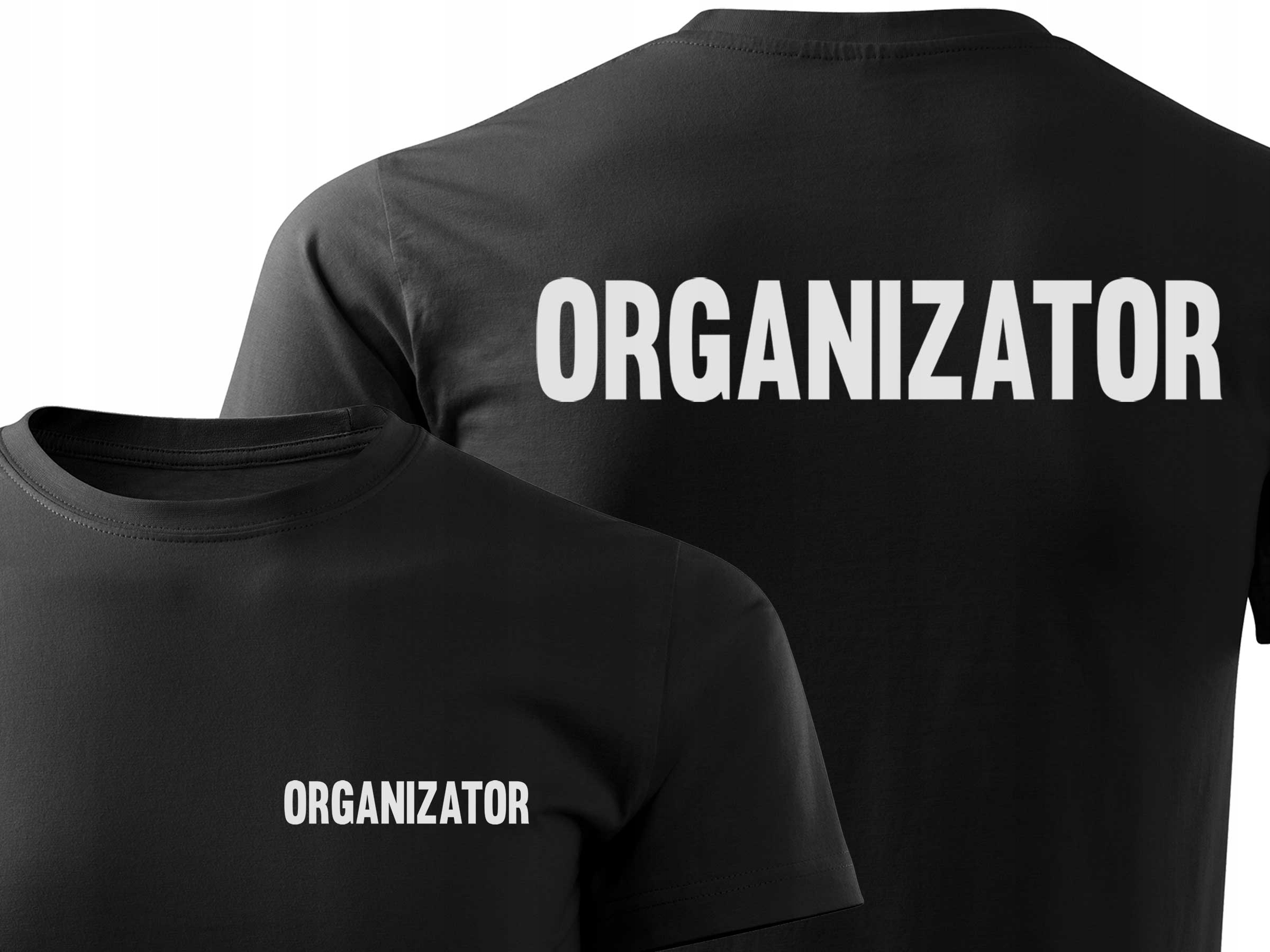 

Bawełniana Podkoszulka 160g Napis Organizator - M