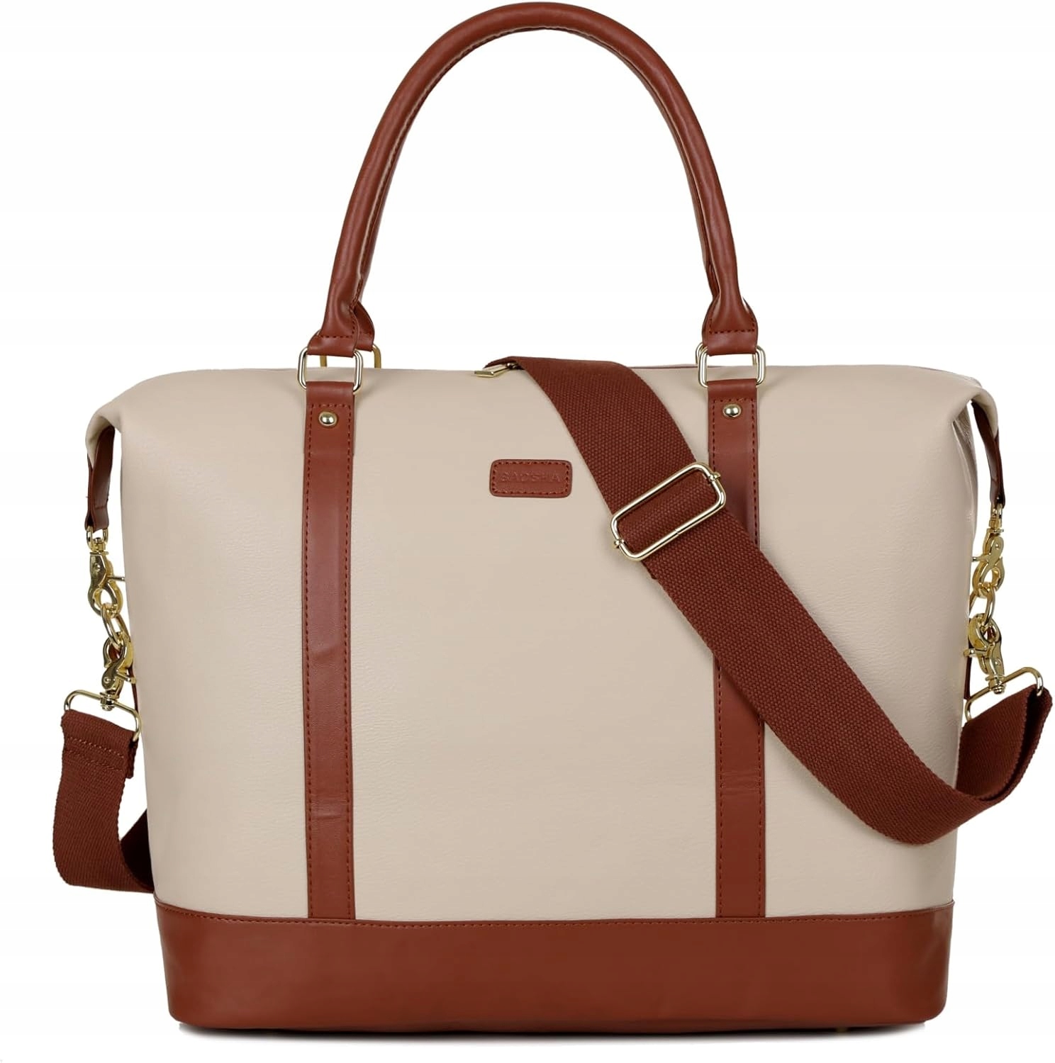 Baosha Příruční Cestovní Taška 40x20x30 Béžová Vintage Elegantní na zavazadla