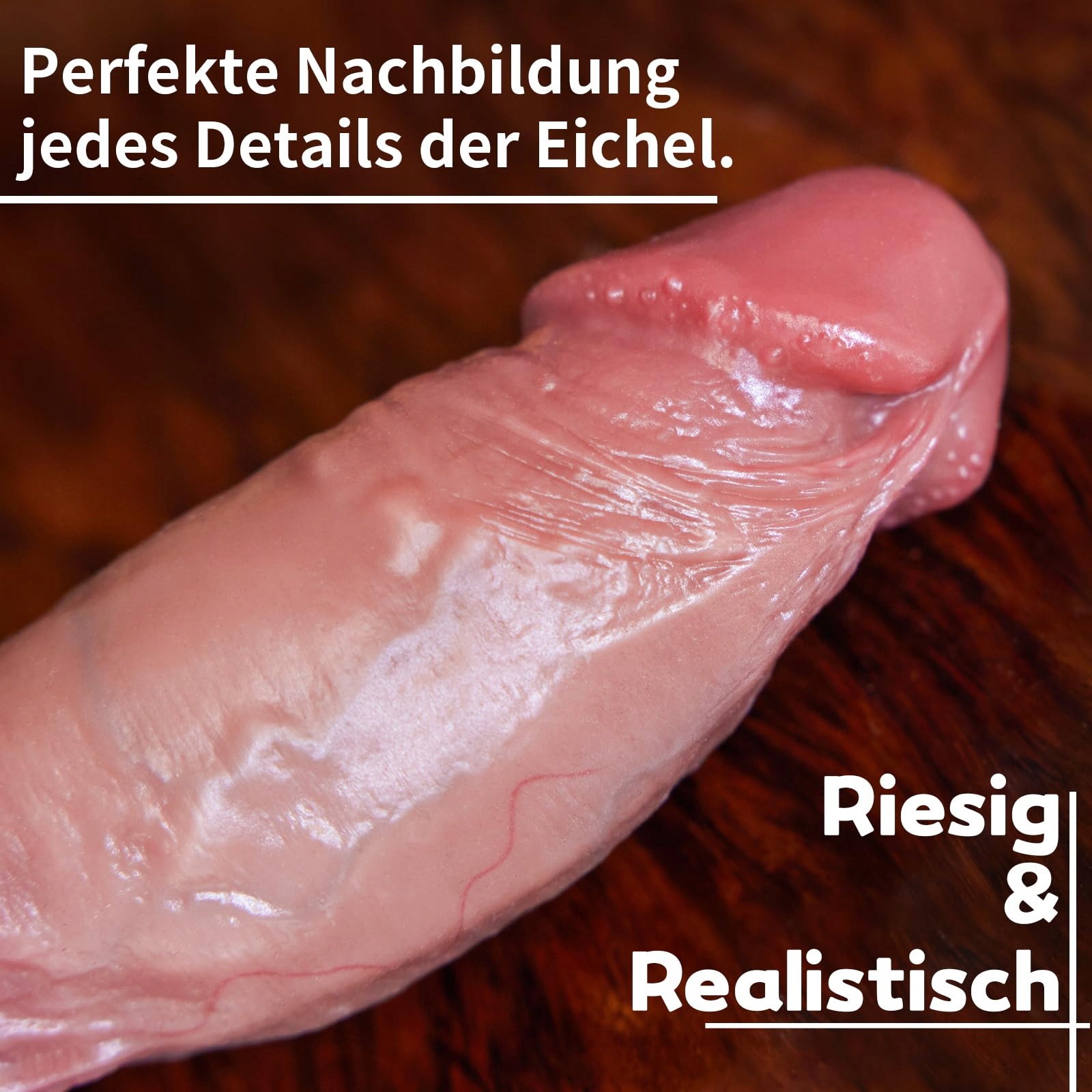 REALISTISCHER Silikonowy Dildo Ręcznie Robiony Elastyczny Dla Dorosłych — miniatura 4
