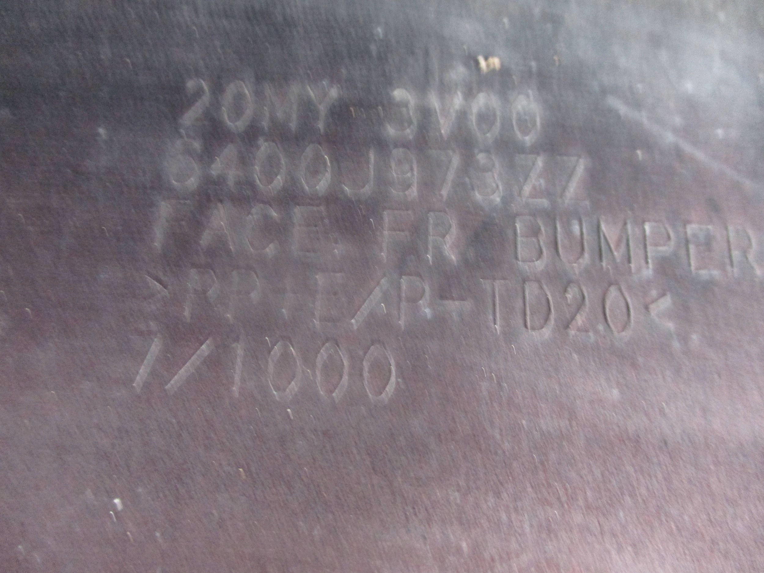 bumper PROD front MITSUBISHI SPACE STAR III LIFT 19