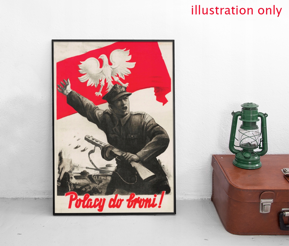 A2 Plakat LWP 1944 Polacy do bromi II WS