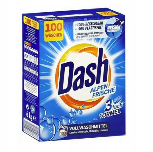 Levně Dash 100 praní prášek univerzální 6kg