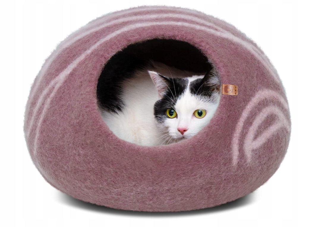 Meowfia Filcowe Legowisko dla Kota Jaskinia Ręcznie robiona kryjówka