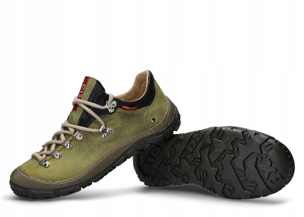 NAGABA 054 ZIELONY - TREKKING DAMSKI - ROZMIAR 40 Wzór dominujący bez wzoru